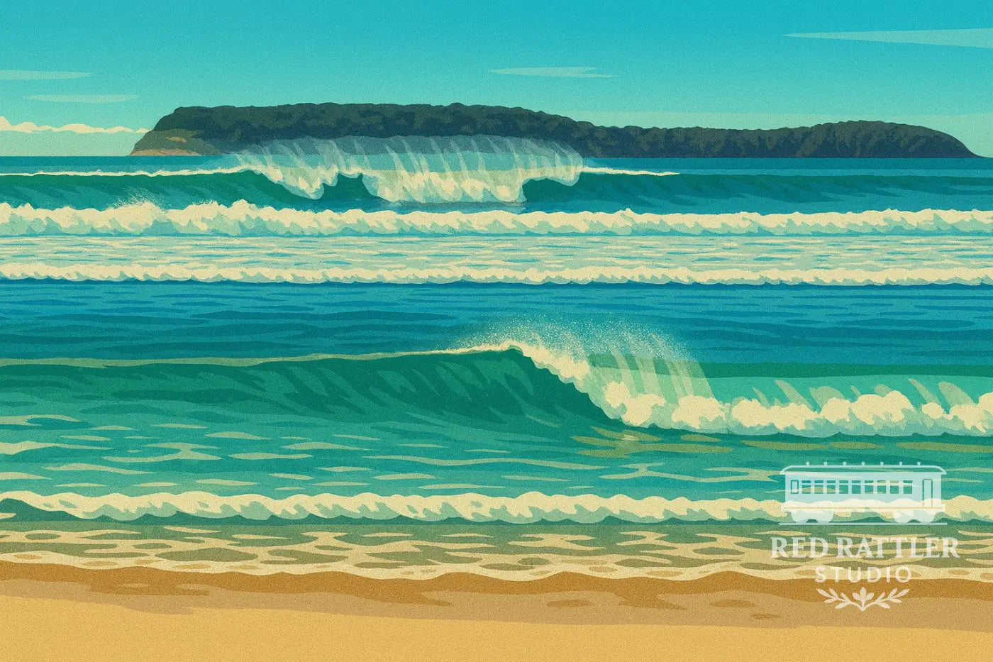 Broulee Island Magic (Blank card) Card